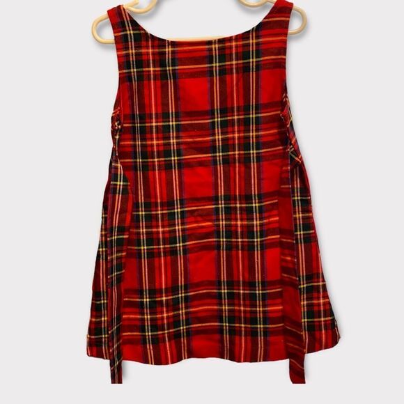 Vintage Kid’s Red Plaid Dress - Picture 4 of 4
